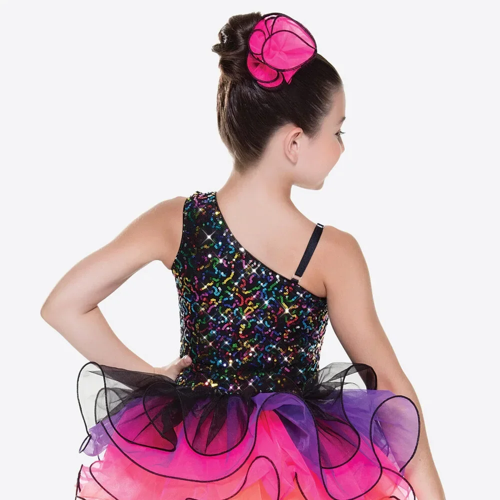 Pre-Owned Dance Costume Revolution RC18539 Medium Child Colorful Tutu Jazz Tap